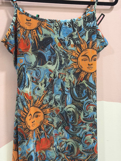 Green Sun Slip Dress