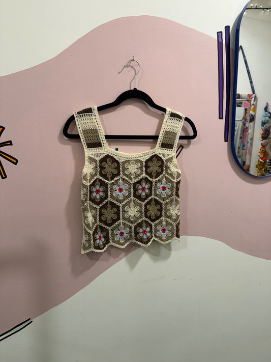 Crochet Flower Top