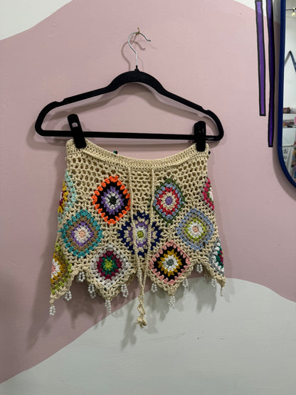 Crochet Mini Skirt