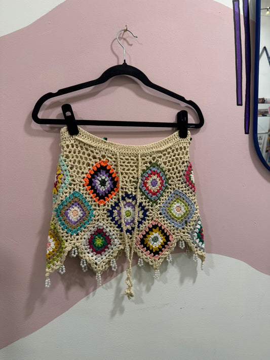 Crochet Mini Skirt