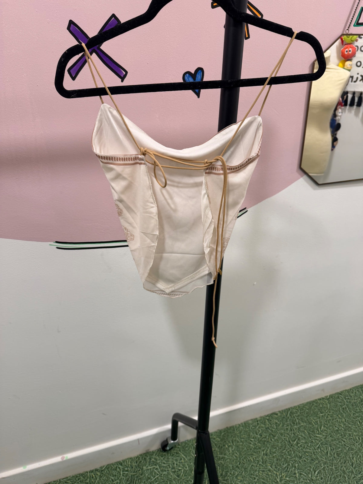 Sun Beam Hanky Mesh Top