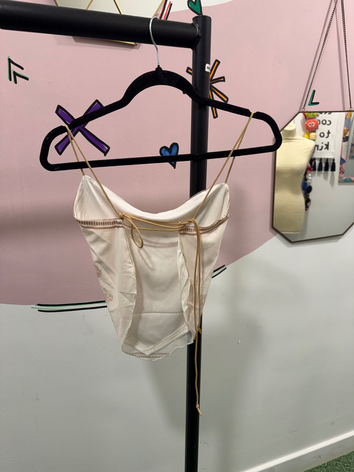 Sun Beam Hanky Mesh Top
