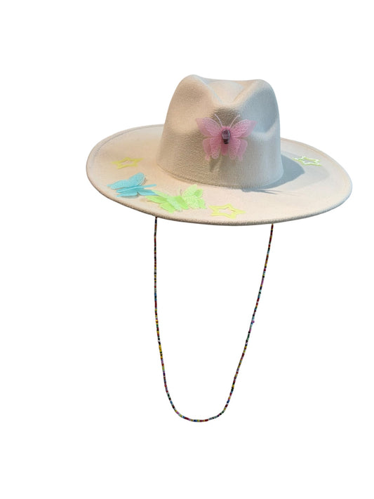 Glow in the Dark Rave Fedora Hat