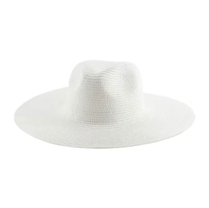 Bendable And Packable Floppy Fedora Hat White