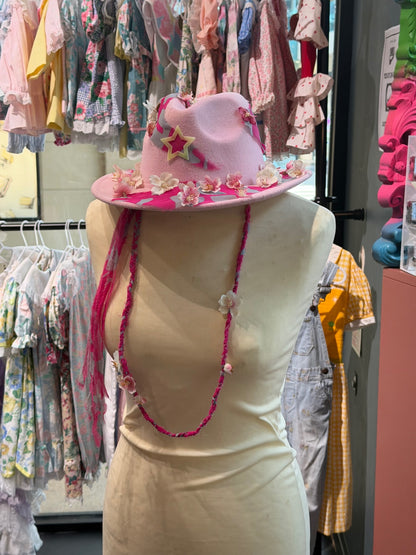 Pink Hippy Fedora