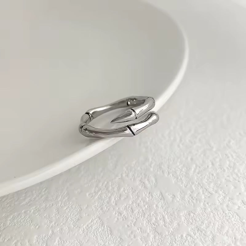 Silver Bamboo Ring