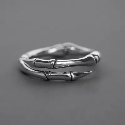 Silver Bamboo Ring