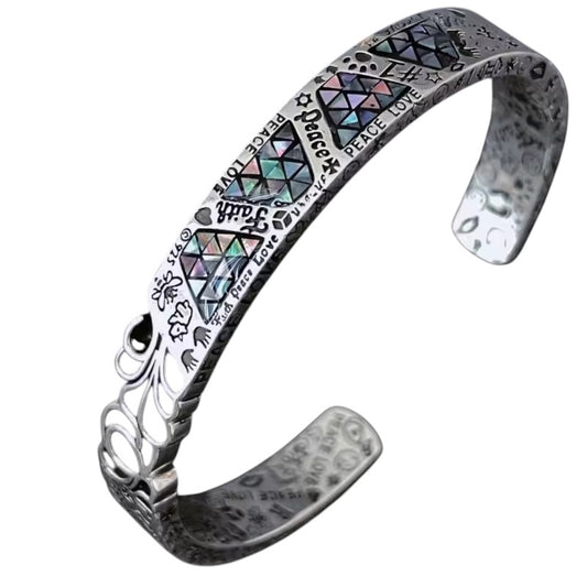 Silver Totem Bangle