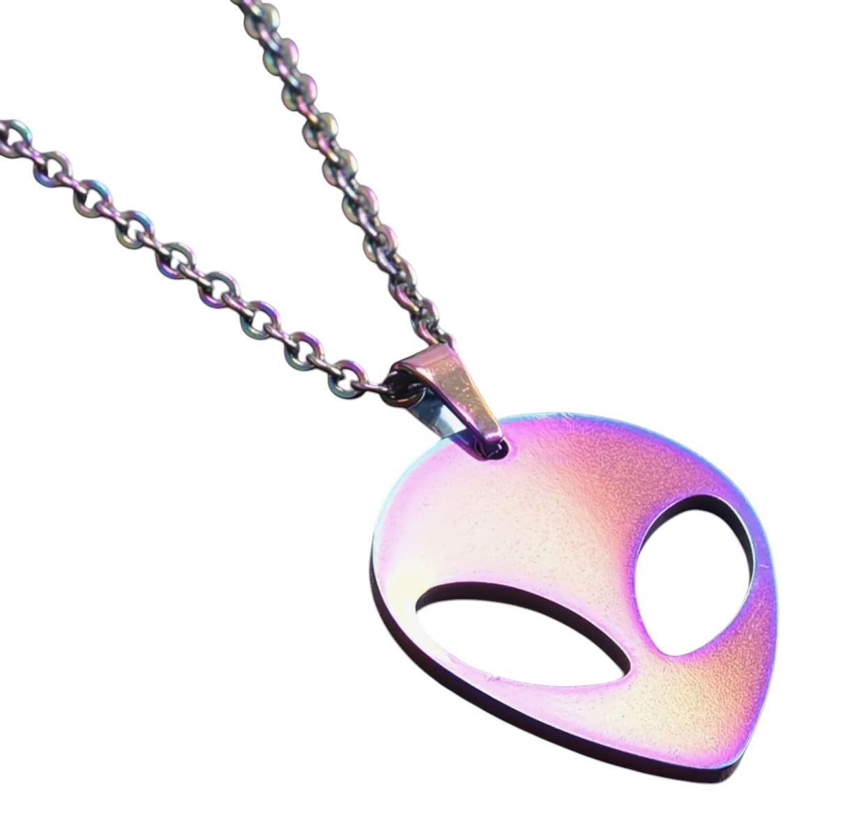 Alien Necklace Rainbow