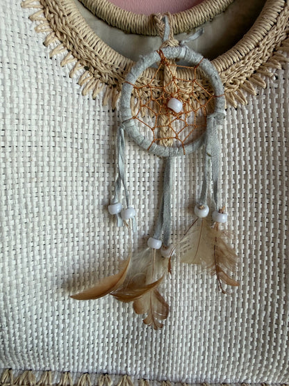 Preloved Dream Catcher Basket Bag 