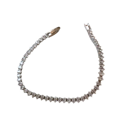 Astral Marquise-cut Zirconia Tennis Bracelet Gold
