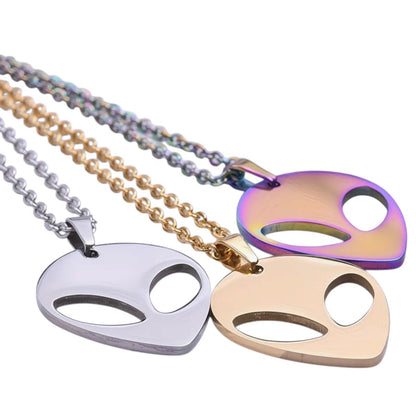 Alien Necklace Gold 