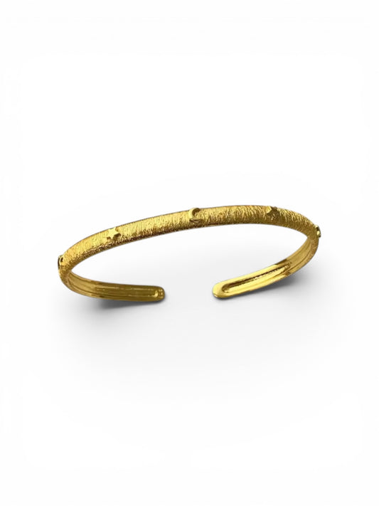 Moon Star Bangle Gold 