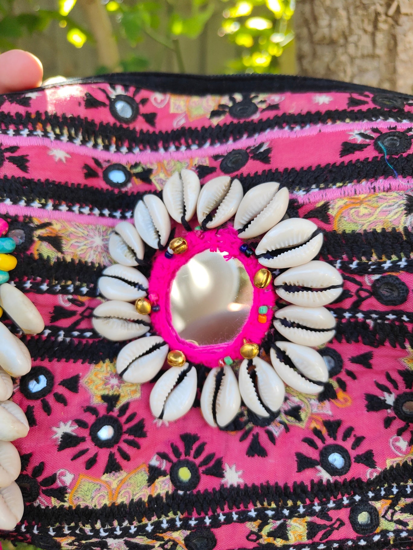 Ibizan Roll Shoulder Bag - Pink
