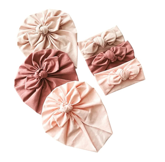 6-18m Peach Turban