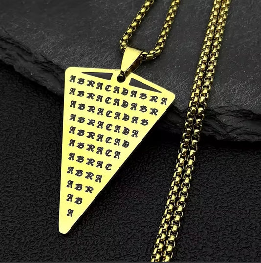 Abrakadabra Amulet Gold