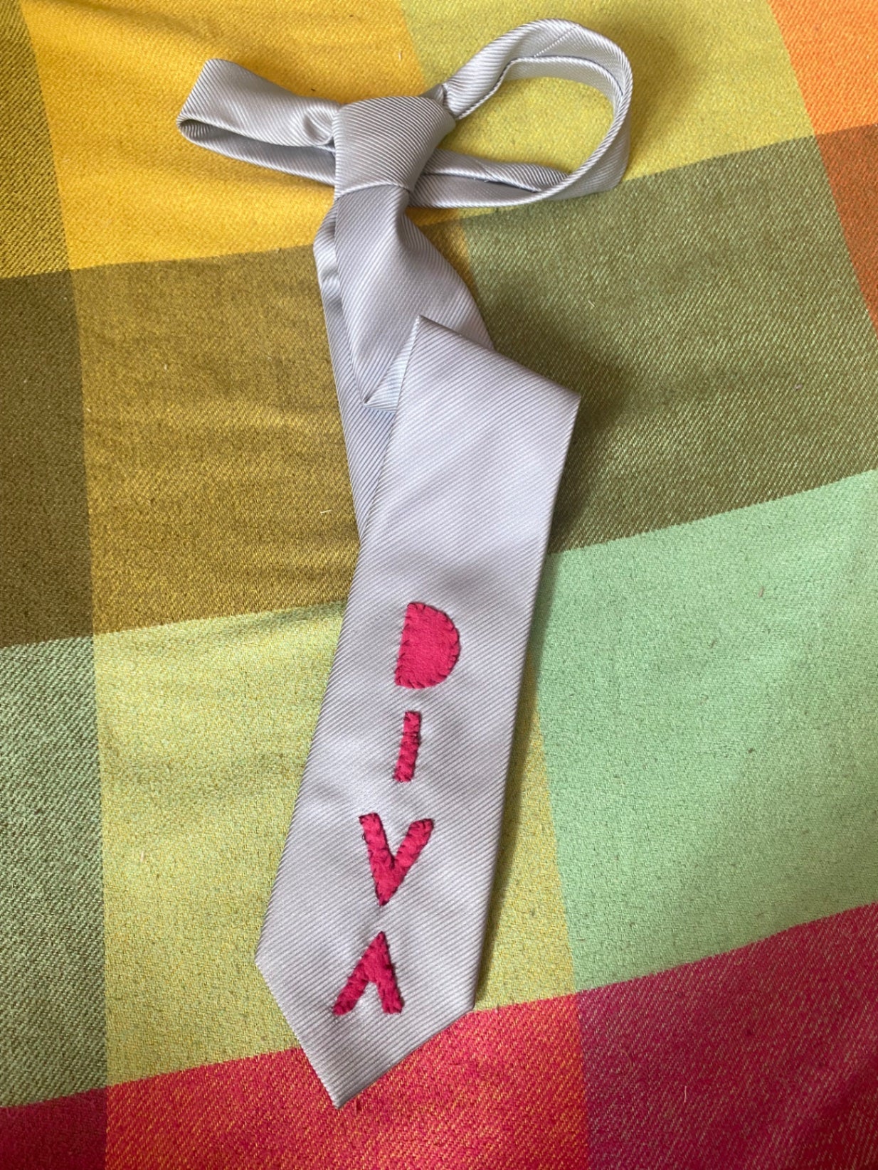 PINK DIVA Up-cycled tie