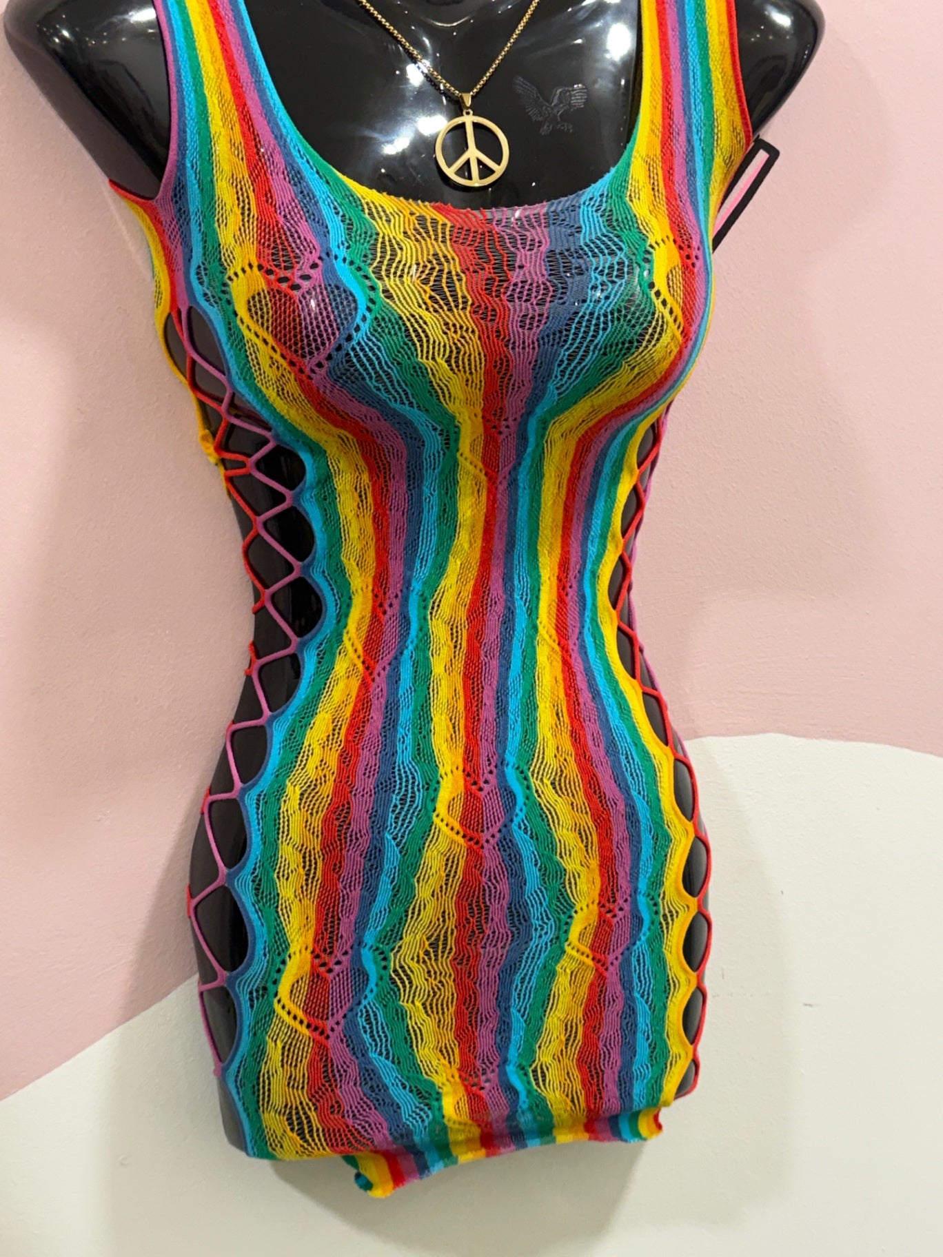 Disco Heart Ravers Tights Dress