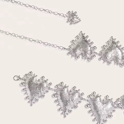 Silver Heart Alchemy Chain Belt