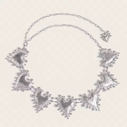 Silver Heart Alchemy Chain Belt