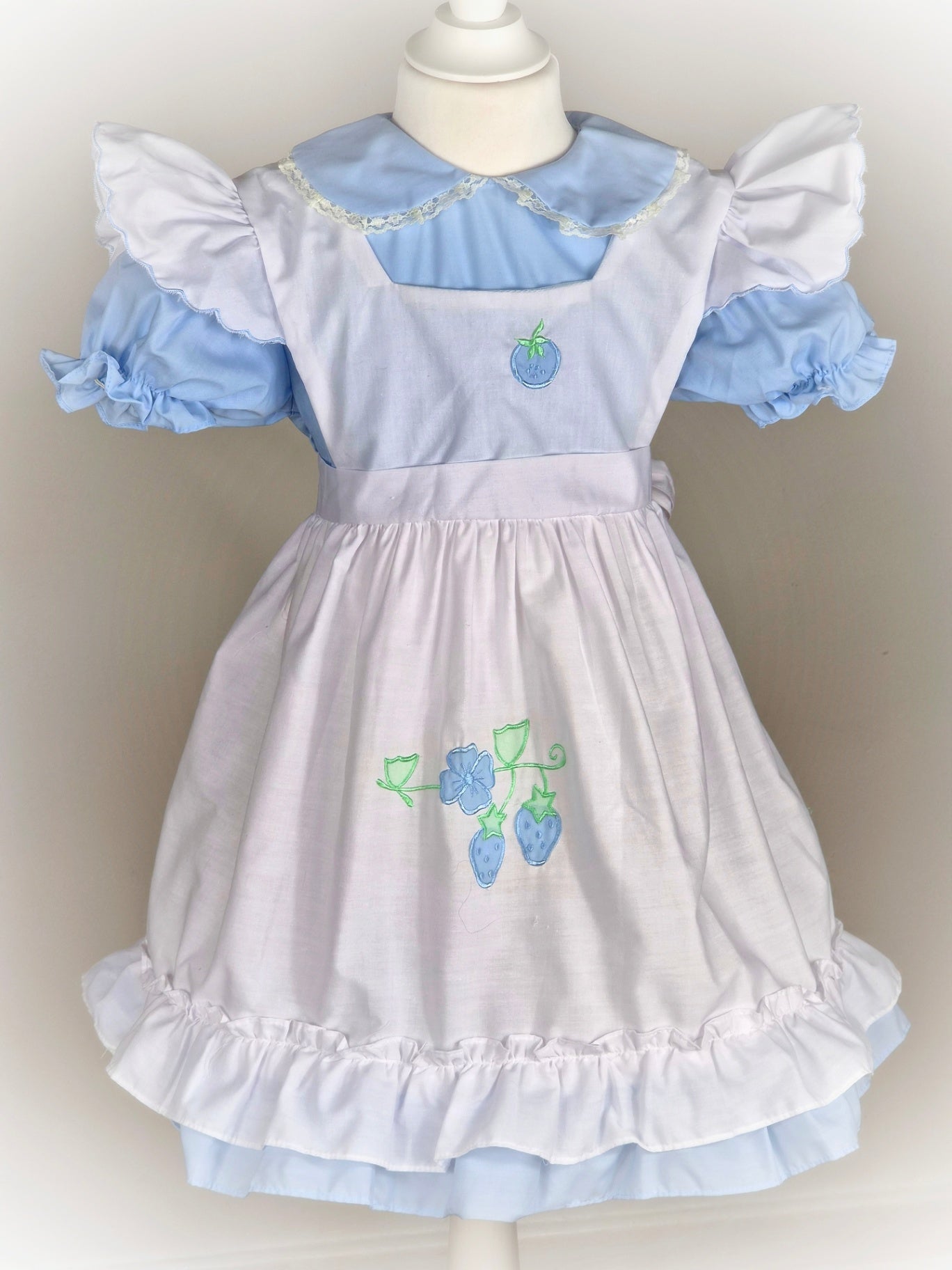 Vintage "Hug me" dress blue