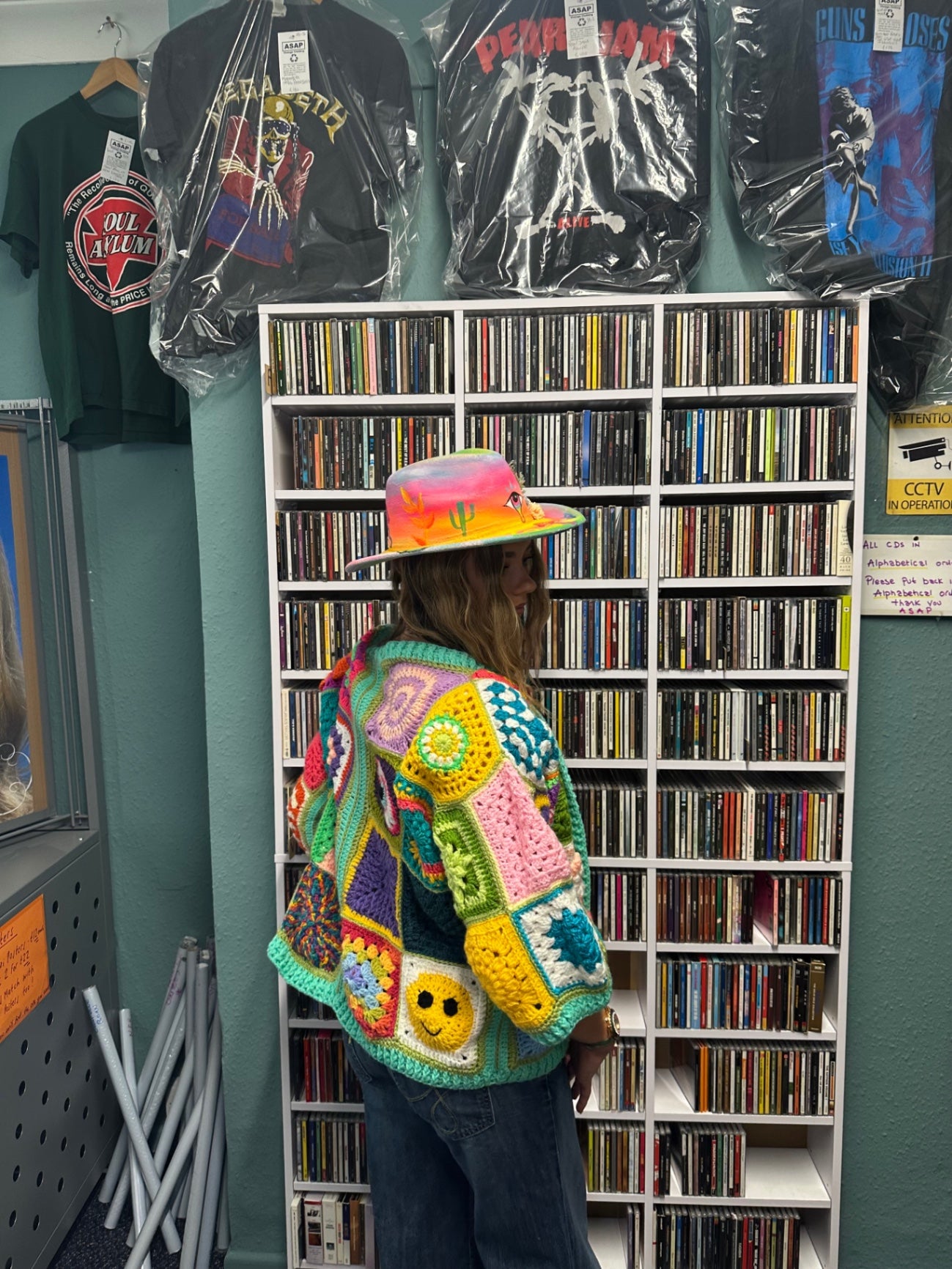 Funky Patchwork Cardigan ☮️