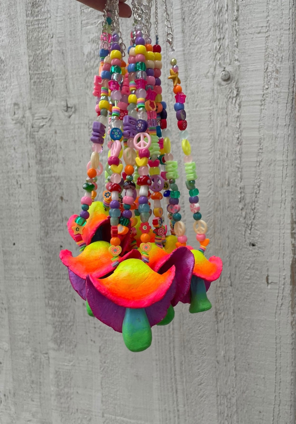 Handmade Clay Mushroom Necklace🍄
