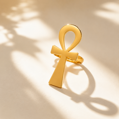 Ankh Ring Gold