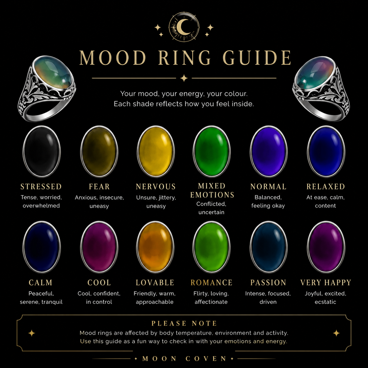 Mystic Mood Ring Pot luck Adjustable