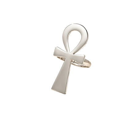 Silver Ankh Ring