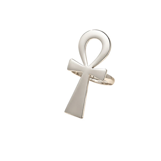 Silver Ankh Ring