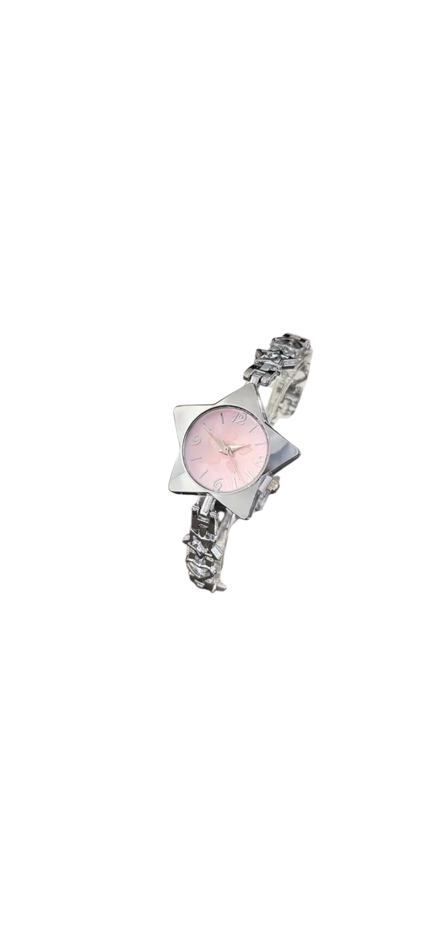 Star Watch Silver Pink 