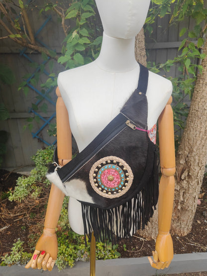Frida fur bum bag / cross body bag 
