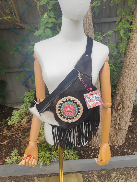Frida fur bum bag / cross body bag 