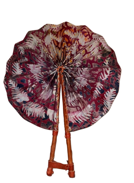 Tropical print Fan