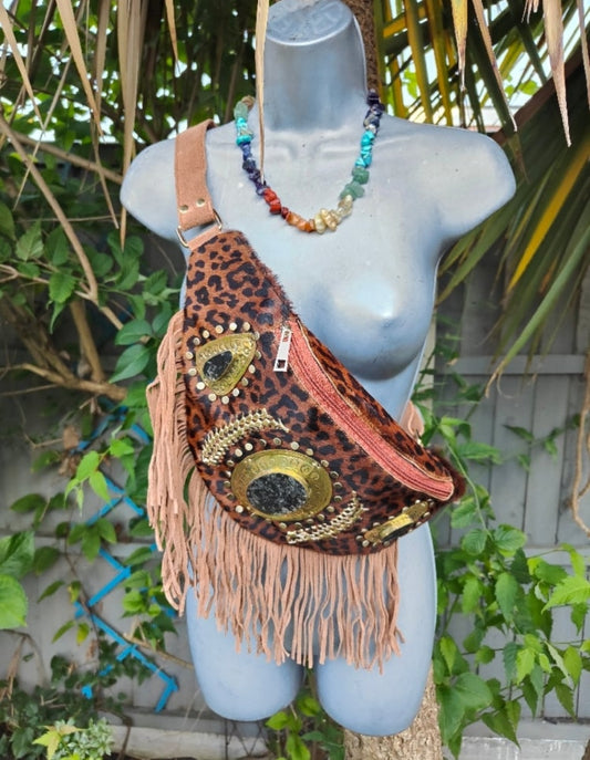Dolly bum bag cross body bag - Leopard