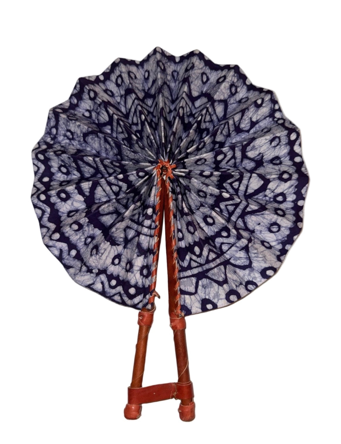 Blue Aztec fan