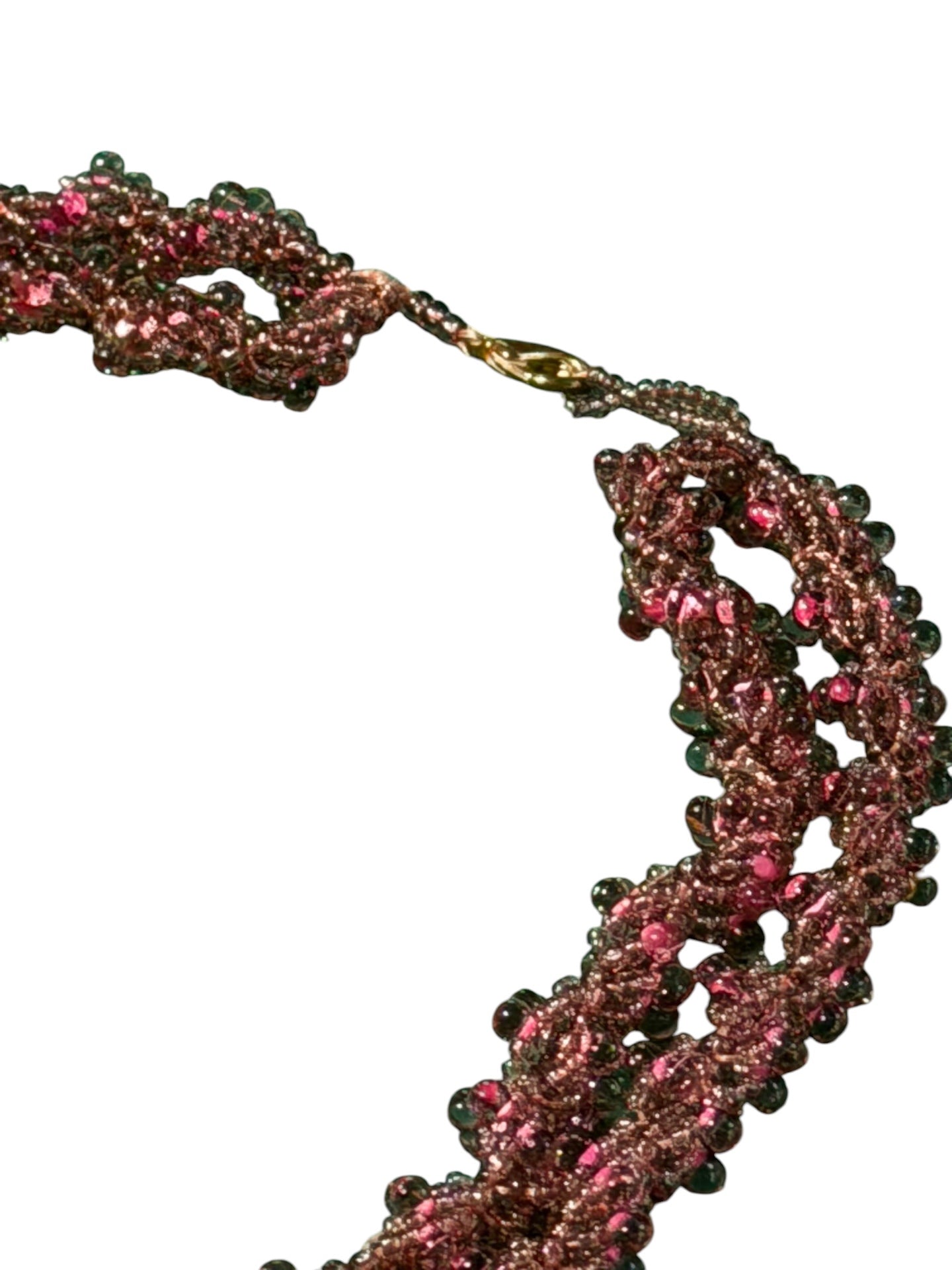Amber Beaded Necklace 