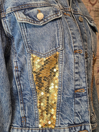 Blue and gold jacket