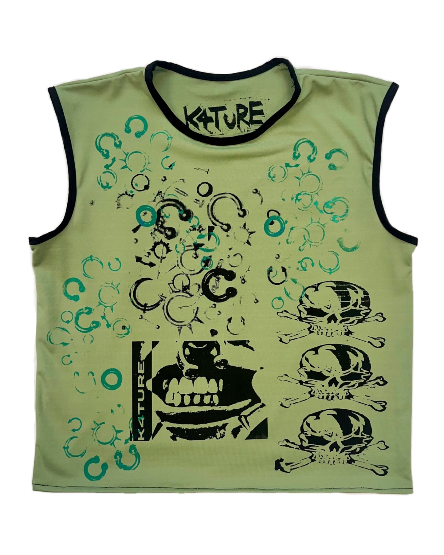 K4TURE handmade green tank