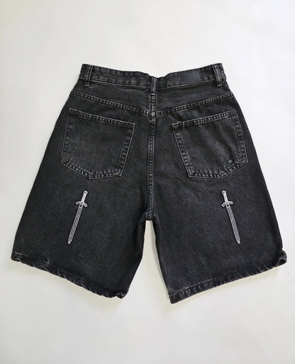 CC DOBERMAN DENIM SHORTS