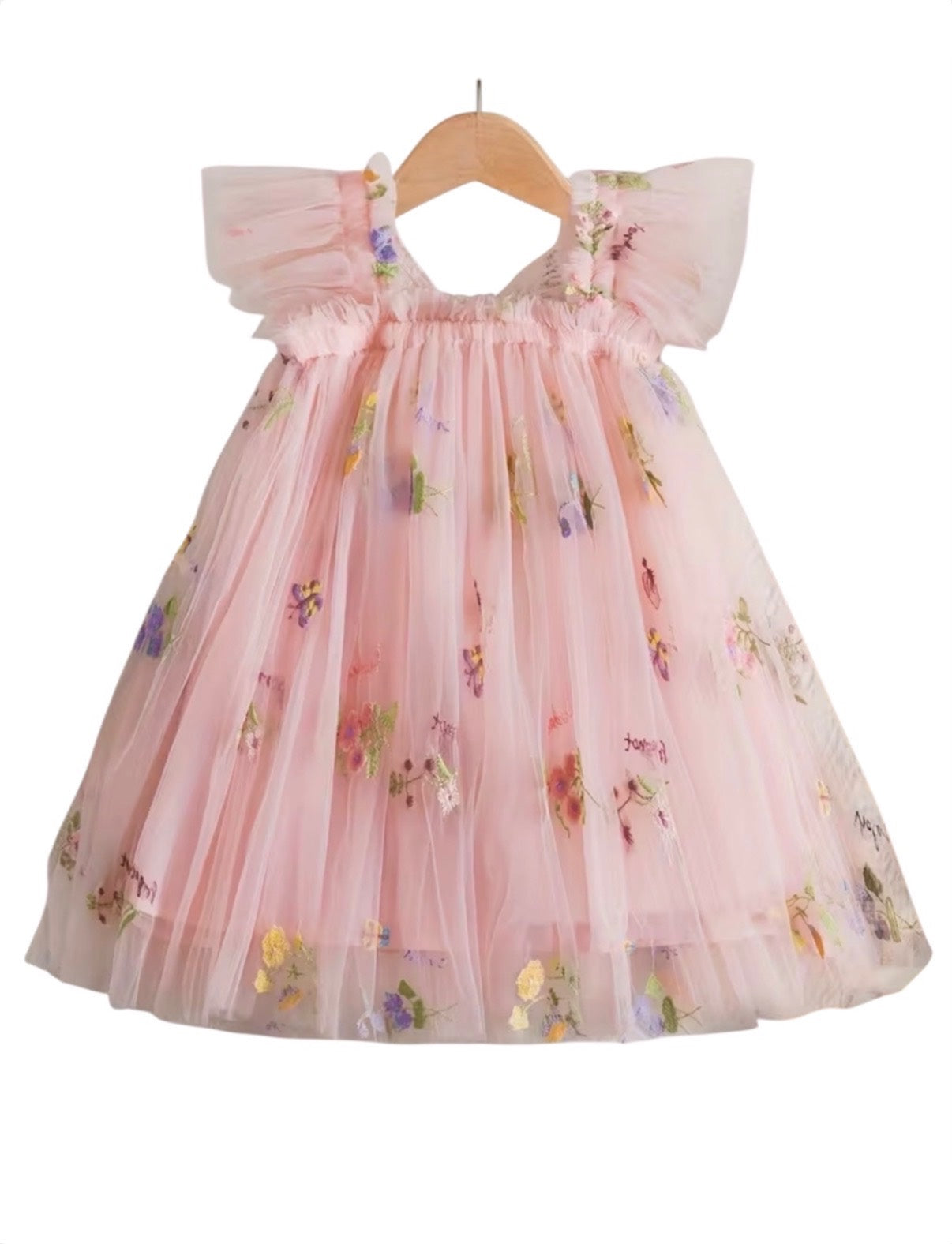 12/18m Peach Winged Dress