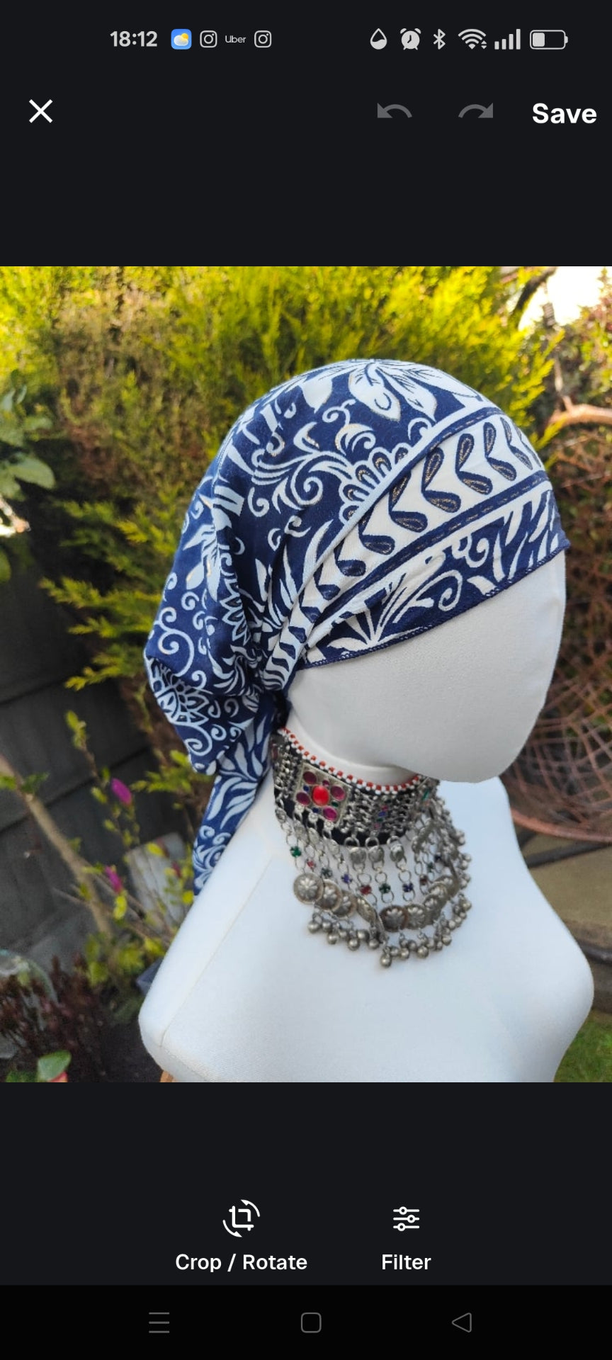 Pefkos co ord set top and sarong scarf 