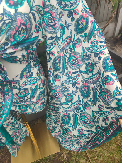 Pefkos co ord set top and sarong scarf -