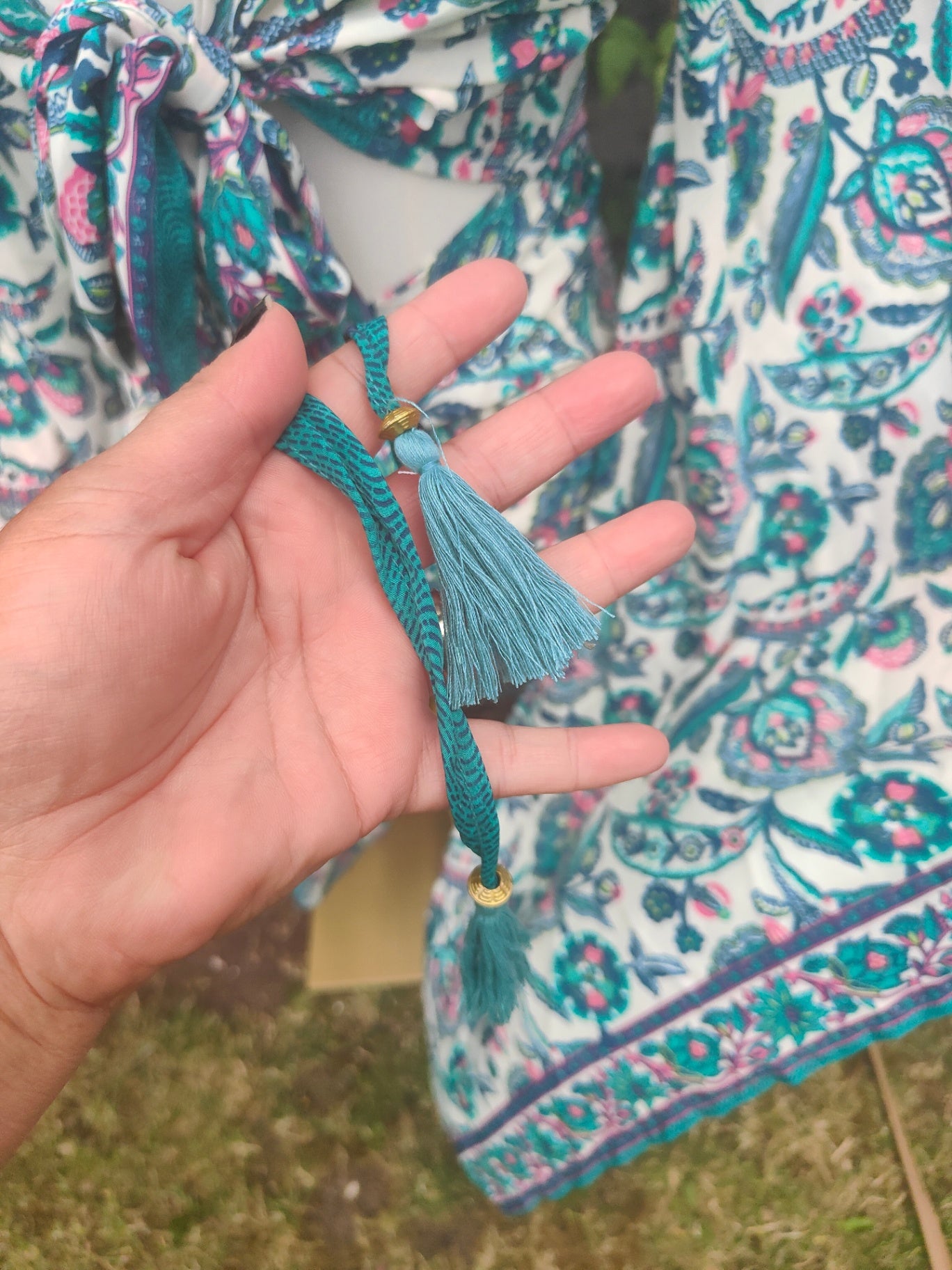 Pefkos co ord set top and sarong scarf -