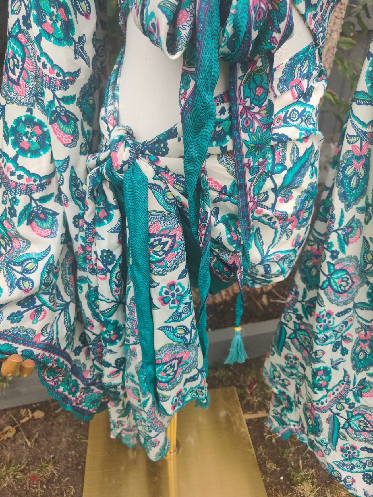 Pefkos co ord set top and sarong scarf -