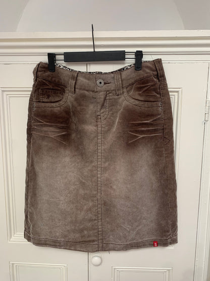 edc brown skirt 