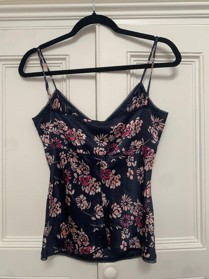 floral blue cami 