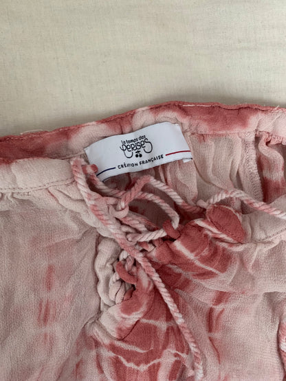 pink tie dye top 