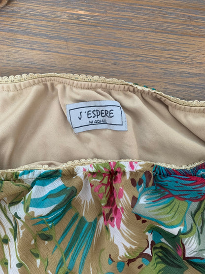 vintage tropical skirt